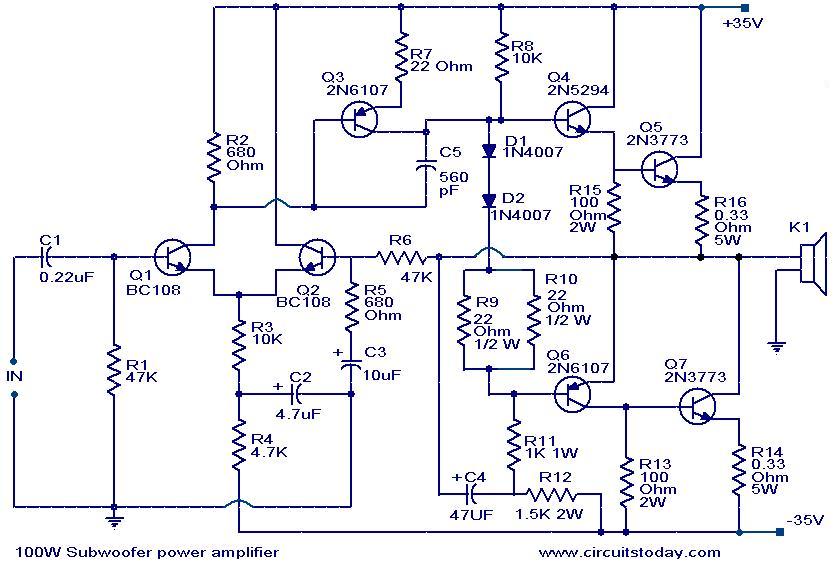 100-w-subwoofer-amplifier-circuit