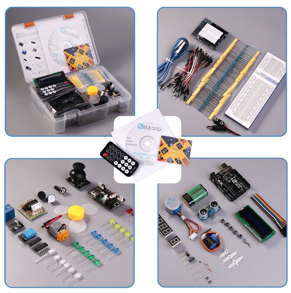 Elegoo EL-KIT-003 UNO Project Super Starter Kit with Tutorial for Arduino