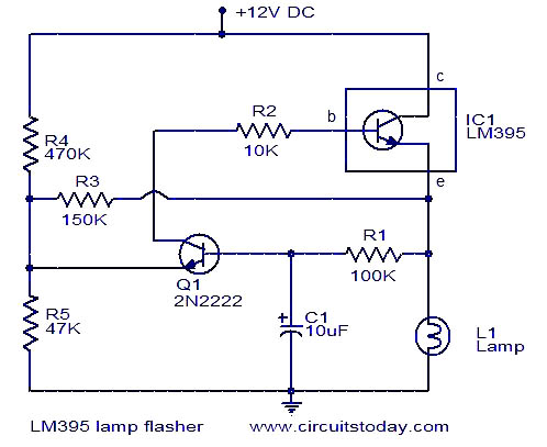 lamp-flasher-using-lm395