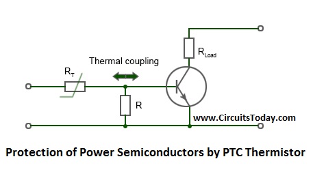 Protection of Power Semiconductors by a PTC Thermistor Limit Temperature Sensor