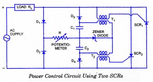 SCR Power Control Circuit