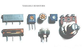 Types of Variable resistors