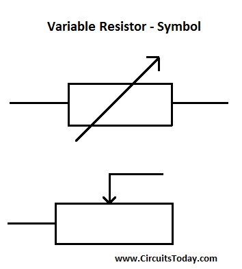 Variable Resistor - Symbol
