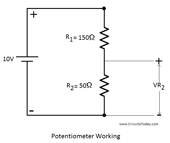 Potentiometer Circuit Diagram